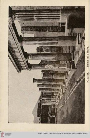 Pompei. – Tempio di Venere. – Temple de Venus – The Temple to Veus – Venus Tempel