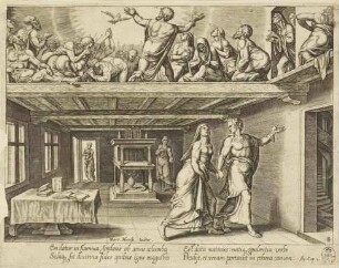 Die Herabkunft des Heiligen Geistes, Blatt 3 aus der Folge "Die Taten der Apostel II"
