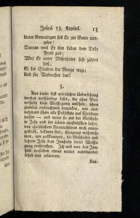 13-23, 3. Aus dieser fast wörtlichen Uebersetzung werden verständige Leser, ...