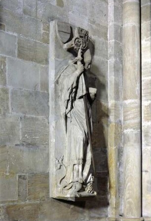 Grabplatte für Bischof Friedrich II. Graf von Truhendingen