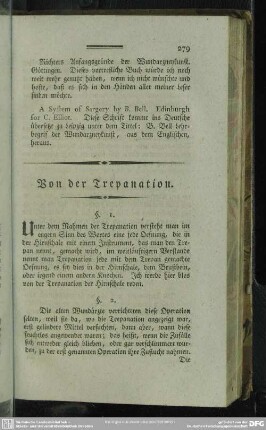 Von der Trepanation