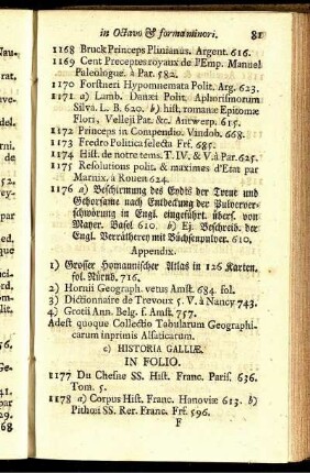 c) Historia Galliae.