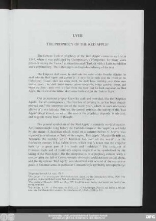 LVIII The Prophecy Of The Red Apple
