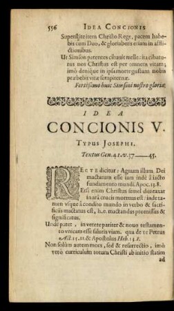 Idea Concionis V.