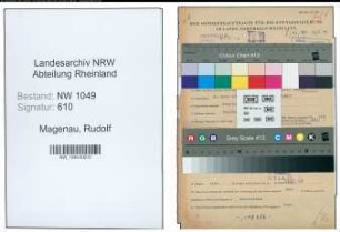 Entnazifizierung Rudolf Magenau , geb. 29.04.1910 (Ingenieur)