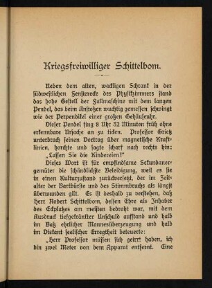 37-50, Kriegsfreiwilliger Schittelbom