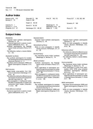 Author index