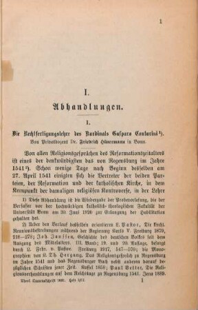 1-22 Die Rechtfertigungslehre des Kardinals Gasparo Contarini