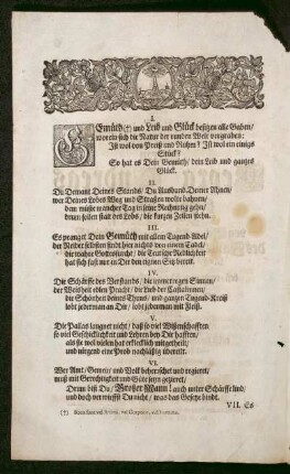 Gemüth und Leib und Glück ...