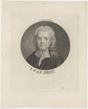 Bildnis des I. F. Le Bret