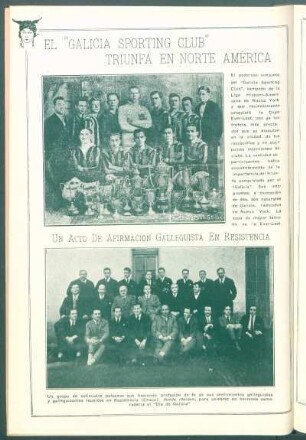 El "Galicia Sporting Club" triunfa en Norte América : [Retrato en grupo]