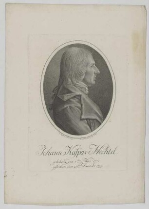 Bildnis des Johann Kaspar Hechtel