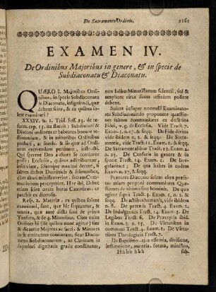1161-1167, Examen IV
