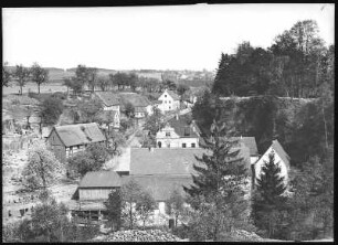 Lohmen. Blick auf Lohmen