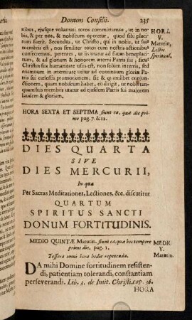 235-244, Medio V; Hora V - VI