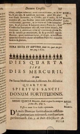 235-244, Medio V; Hora V - VI