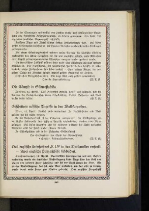 Die Kämpfe in Südwestafrika.