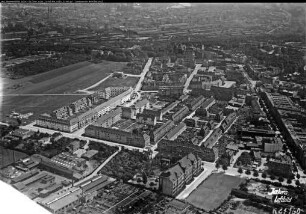 Magdeburg, Westernplan (Stadtfeld von WNW)