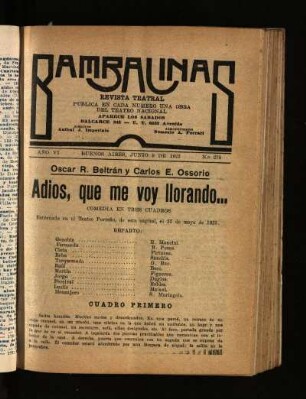 Adíos, que me voy llorando... : comedia en tres actos