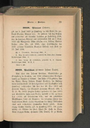 3028. Plocius (Johann)