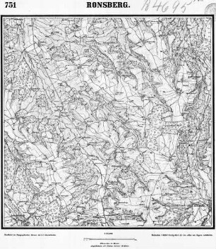 751 Ronsberg [Topographische Karte von Bayern 1:25.000 (Positionsblätter)]