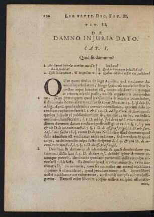Tit. III. De Damno In Juria Dato.
