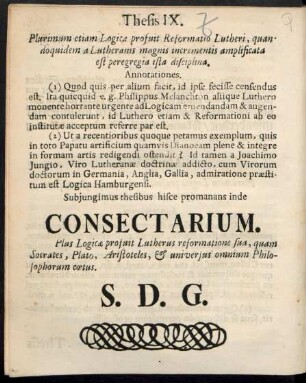 Consectarium.