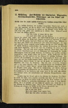 Bericht über die zehnte hessische Conferenz des deutschen evangelischen Schulvereins