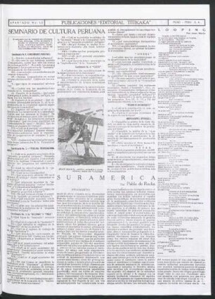 Suramérica : (Fragmentos)