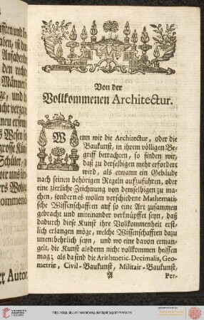 Von der vollkommenen Architektur