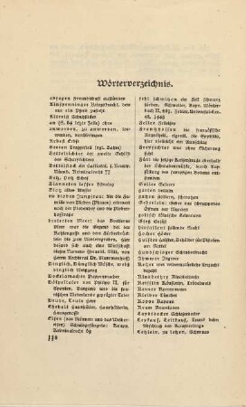 Wörterverzeichnis