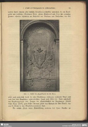 Relief der Fuggerkapelle bei St. Anna