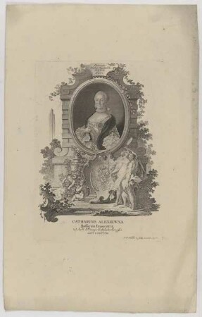 Bildnis der Catharina Alexiewna, Zarin von Russland