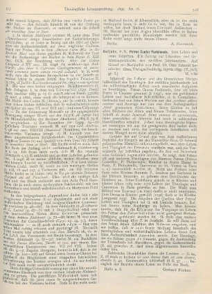 518 [Rezension] Gutjahr, F. S., Petrus Cantor Parisiensis. Sein Leben und seine Schriften. Ein Beitrag zur Literatur- und Gelehrtengeschichte des zwölften Jahrhunderts
