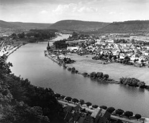 Miltenberg. Stadtansicht mit Main