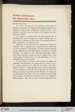 [Editors] Renewal of Subscription: New Subscription Price