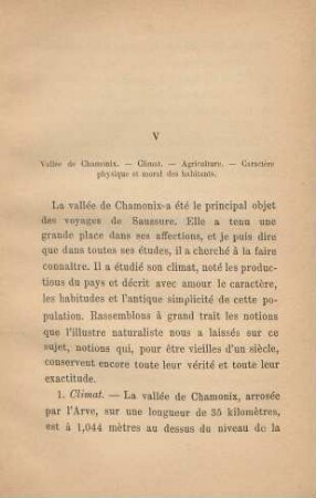 V. Vallèe de Chamonix. - ...