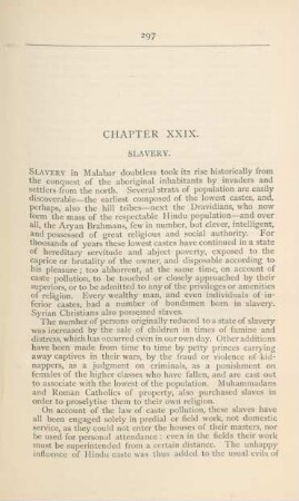 Chapter XXIX. Slavery