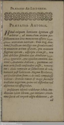 Praefatio Autoris