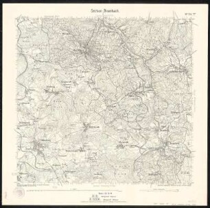 Äquidistantenkarte 154 : Section Brambach, 1909 : Section Brambach. - 1:25000. - Leipzig: Giesecke & Devrient, 1909. - 1 Kt.