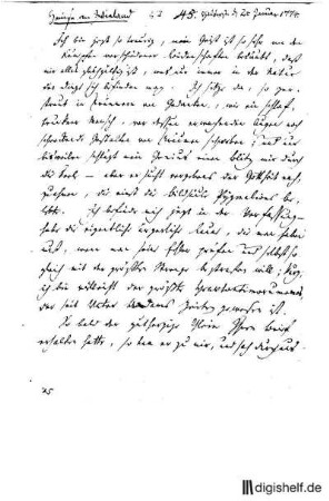 67: Brief von Wilhelm Heinse an Christoph Martin Wieland