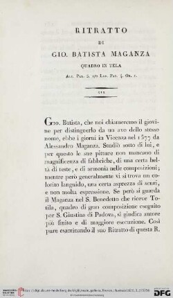 Ritratto di Gio. Batista Maganza