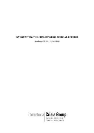 Kyrgyzstan : the challenge of judicial reform