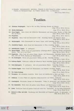 Textilien (Nr. 567-585)