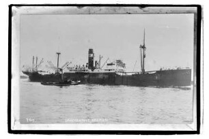Drachenfels (1921), Frachtschiff, Deutsche Dampfschiffahrts-Gesellschaft "Hansa", Bremen, Bau-Nr. 594