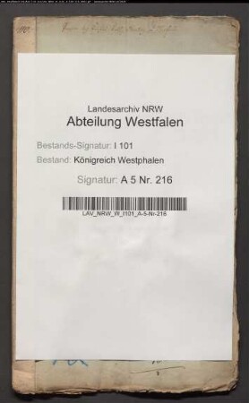 Gesuch des Kanzleirats Hartog zu Herford um Auszahlung seiner rückständigen Pension und Verabfolgung seines Deputats