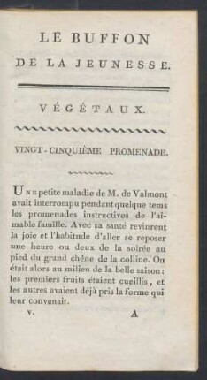 Vingt-cinquième promenade.