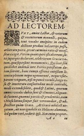 Jacobi Gretseri Societatis Jesv Institvtionvm Lingvæ Græcæ Liber ..., 3. De Syllabarvm Dimensione : Pro Schola Rhetorices : Accessit Dissertatio, De Pronunciatione linguæ Græcæ