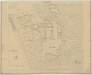 Lasbeck bei Havixbeck (Kreis Münster): Hof Meier. Lageplan.