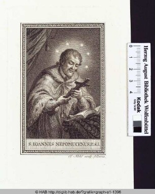 S. Ioannes Nepomucenus. P. S. l.